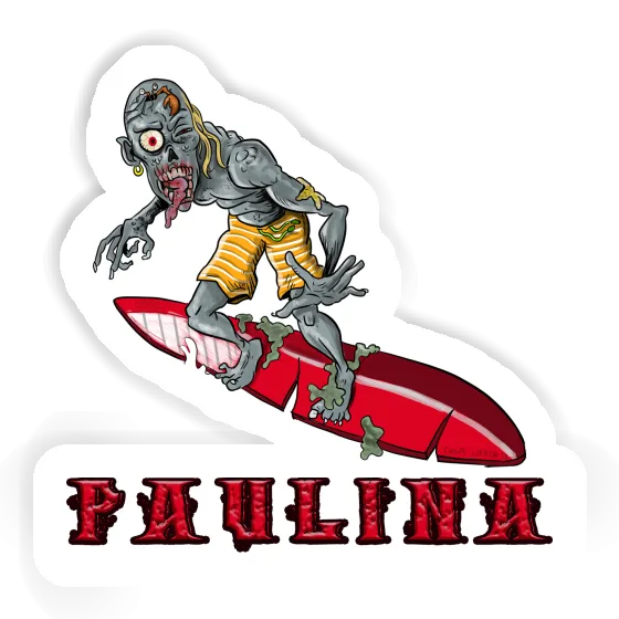 Surfer Sticker Paulina Image