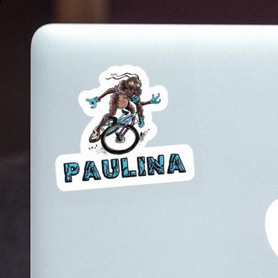 Aufkleber Paulina Biker Notebook Image