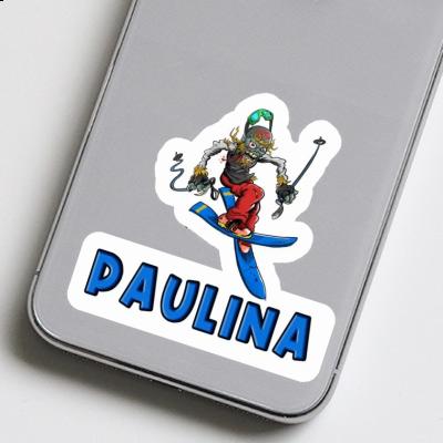 Paulina Sticker Freeride Skier Image