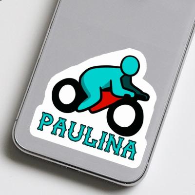 Sticker Paulina Motorbike Laptop Image