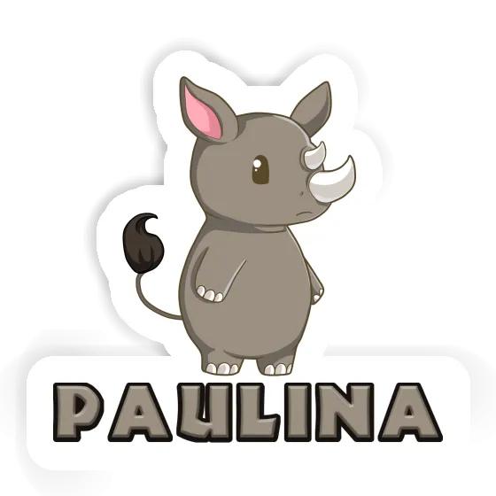 Sticker Rhinoceros Paulina Gift package Image