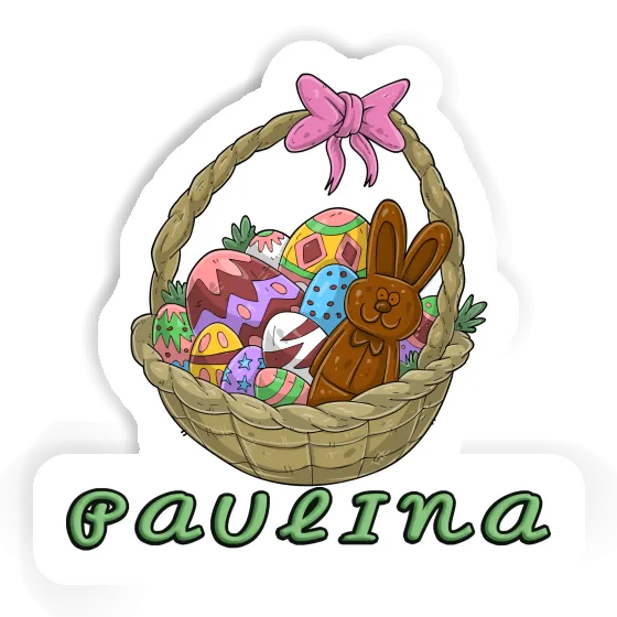 Sticker Paulina Easter basket Gift package Image