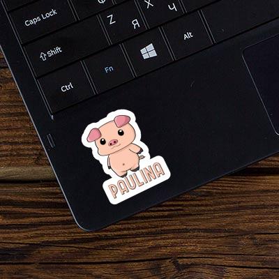 Sticker Paulina Piglet Laptop Image