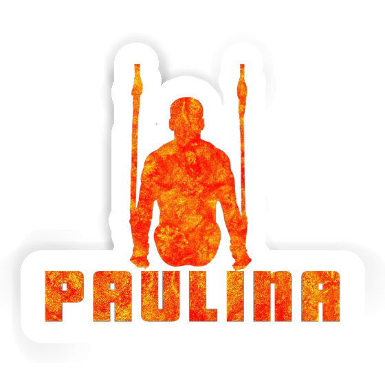 Paulina Sticker Ring gymnast Notebook Image