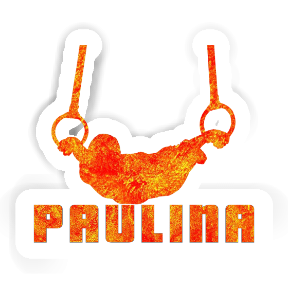 Paulina Sticker Ring gymnast Laptop Image