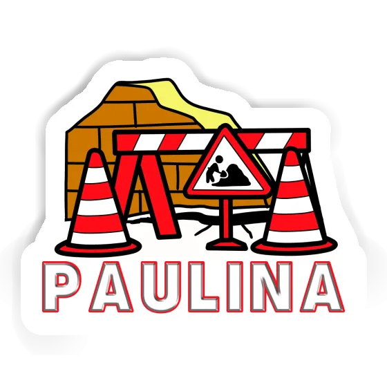 Baustelle Sticker Paulina Image