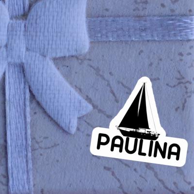 Sailboat Sticker Paulina Laptop Image