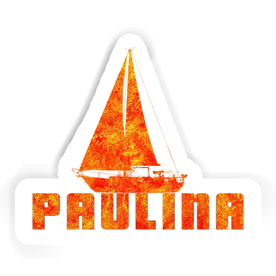 Paulina Sticker Sailboat Laptop Image