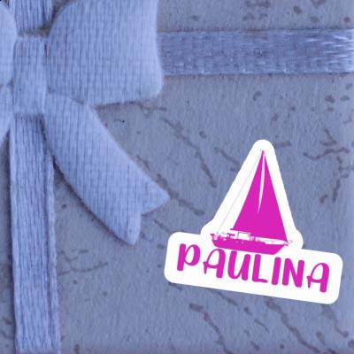 Sailboat Sticker Paulina Notebook Image