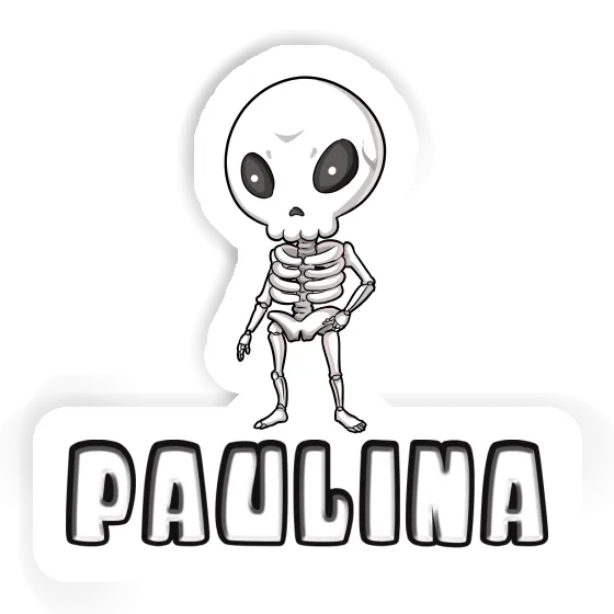 Skeleton Sticker Paulina Laptop Image