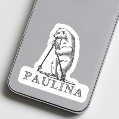 Skier Sticker Paulina Image