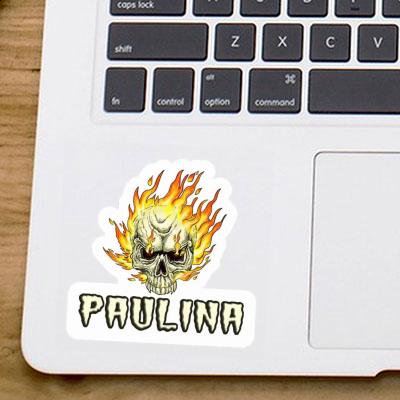 Sticker Skull Paulina Notebook Image