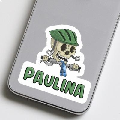 Autocollant Cycliste Paulina Laptop Image