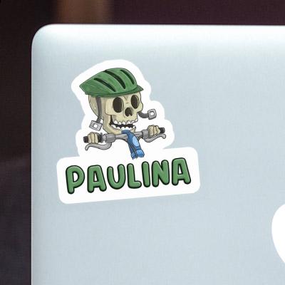 Mountainbiker Sticker Paulina Image