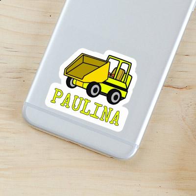 Sticker Paulina Front Tipper Laptop Image