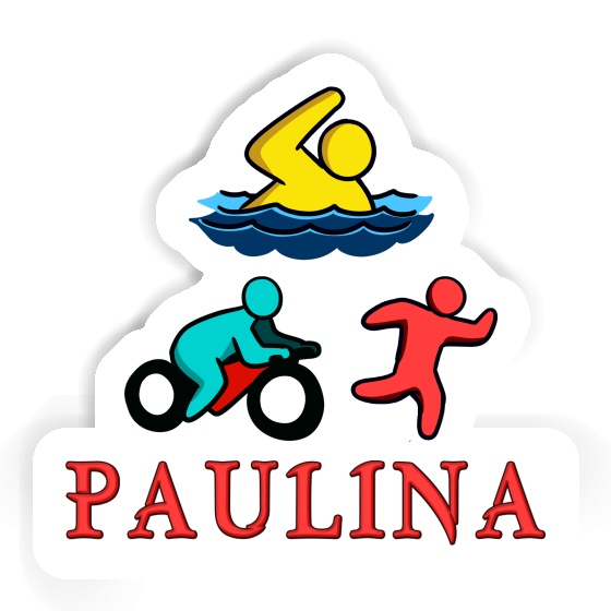 Triathlete Sticker Paulina Notebook Image