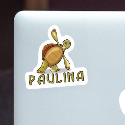 Yoga Turtle Sticker Paulina Image