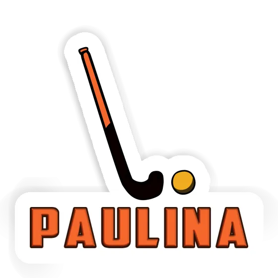 Sticker Floorball Stick Paulina Laptop Image