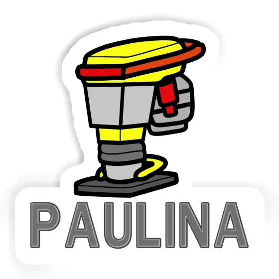 Paulina Sticker Vibratory tamper Notebook Image