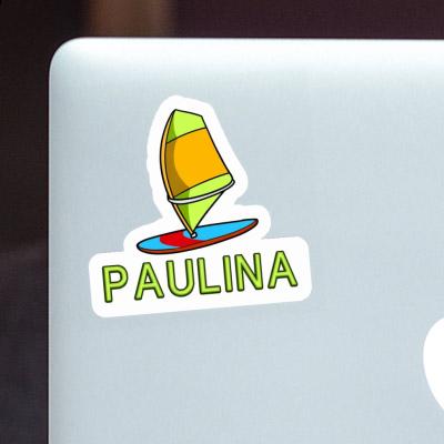 Sticker Windsurf Board Paulina Laptop Image