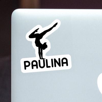 Sticker Paulina Yoga Woman Notebook Image