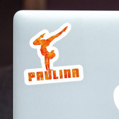 Autocollant Femme de yoga Paulina Laptop Image