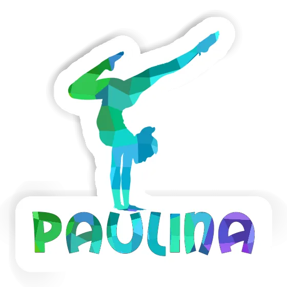 Paulina Sticker Yoga Woman Image