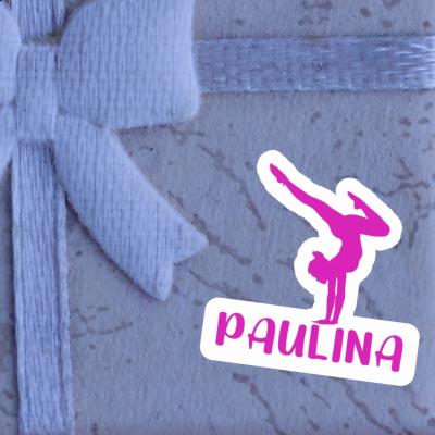 Autocollant Femme de yoga Paulina Notebook Image