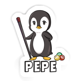 Pepe Sticker Billiards Player Image