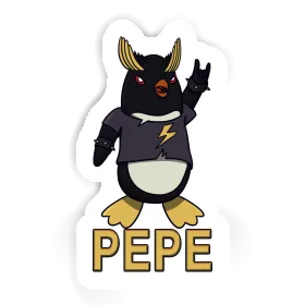 Sticker Rocking Penguin Pepe Image