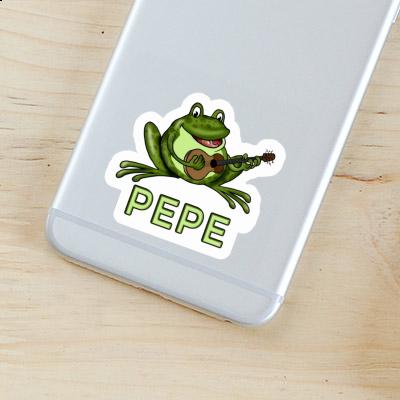 Sticker Pepe Guitar Frog Notebook Sticker Pepe Guitar Frog Notebook Image