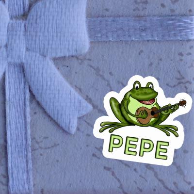 Sticker Pepe Guitar Frog Laptop Sticker Pepe Guitar Frog Laptop Image