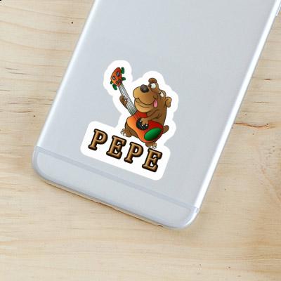 Sticker Pepe Guitarist Laptop Sticker Pepe Guitarist Laptop Image