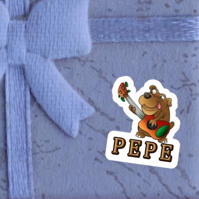 Sticker Pepe Guitarist Notebook Sticker Pepe Guitarist Notebook Image