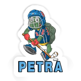 Aufkleber Eishockeyspieler Petra Image