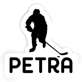 Autocollant Joueur de hockey Petra Image