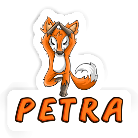 Sticker Petra Yoga Fuchs Image