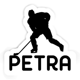 Autocollant Joueur de hockey Petra Image
