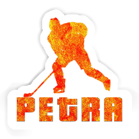 Autocollant Joueur de hockey Petra Image