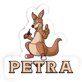 Känguru Aufkleber Petra Image