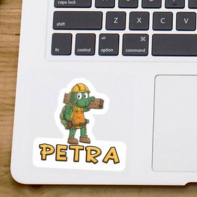 Sticker Bauarbeiter Petra Notebook Sticker Bauarbeiter Petra Notebook Image