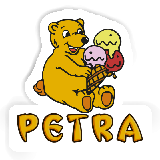 Sticker Ice Cream Bear Petra Notebook Sticker Ice Cream Bear Petra Gift package Image