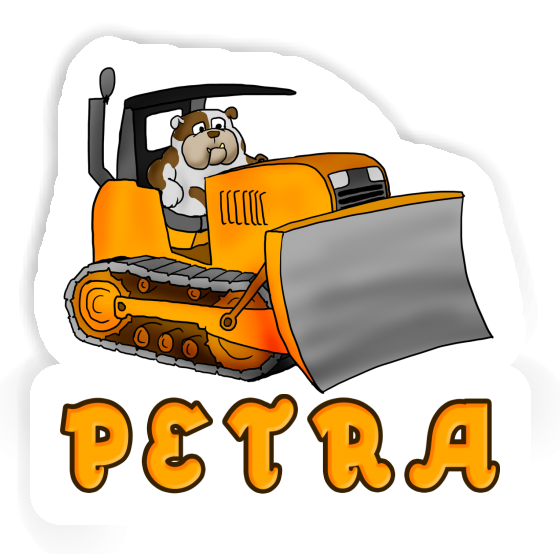 Petra Autocollant Bulldozer Laptop Image