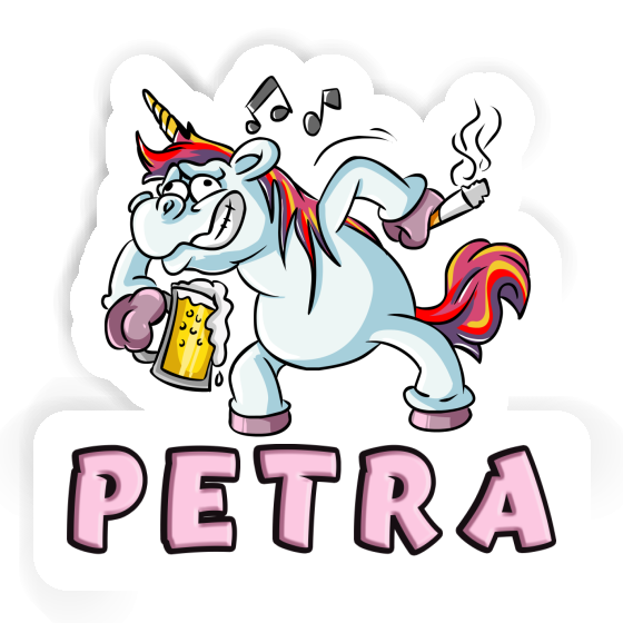 Autocollant Licorne en fête Petra Notebook Autocollant Licorne en fête Petra Notebook Image