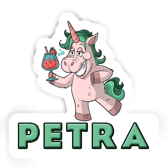 Petra Autocollant Licorne festive Laptop Image