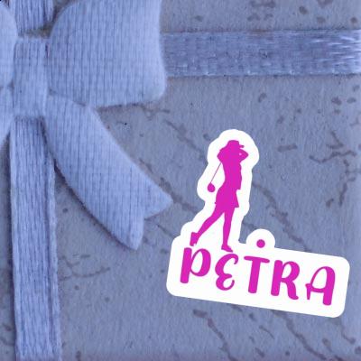 Aufkleber Golferin Petra Image