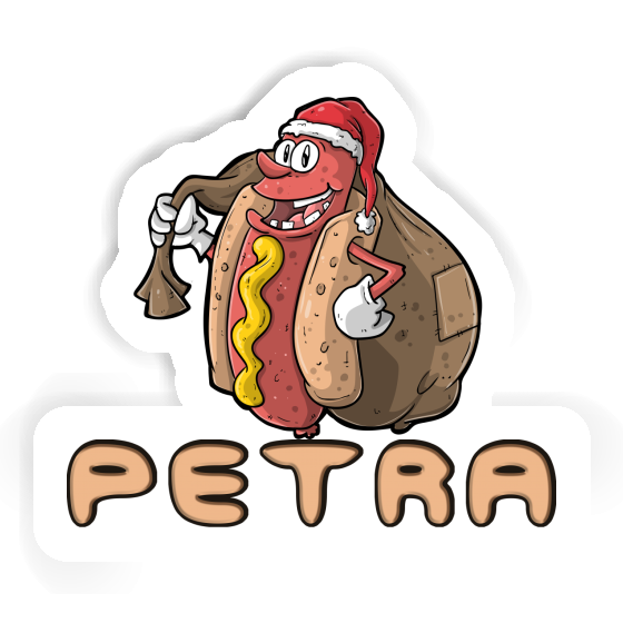 Hot Dog Sticker Petra Laptop Image