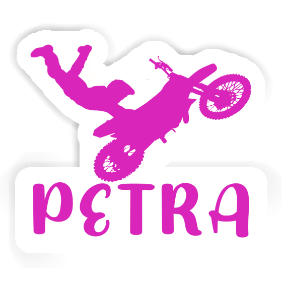 Aufkleber Petra Motocross-Fahrer Notebook Image