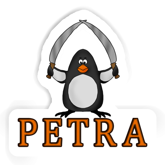 Pingouin de combat Autocollant Petra Pingouin de combat Autocollant Petra Image