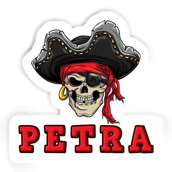 Petra Autocollant Tête de pirate Image